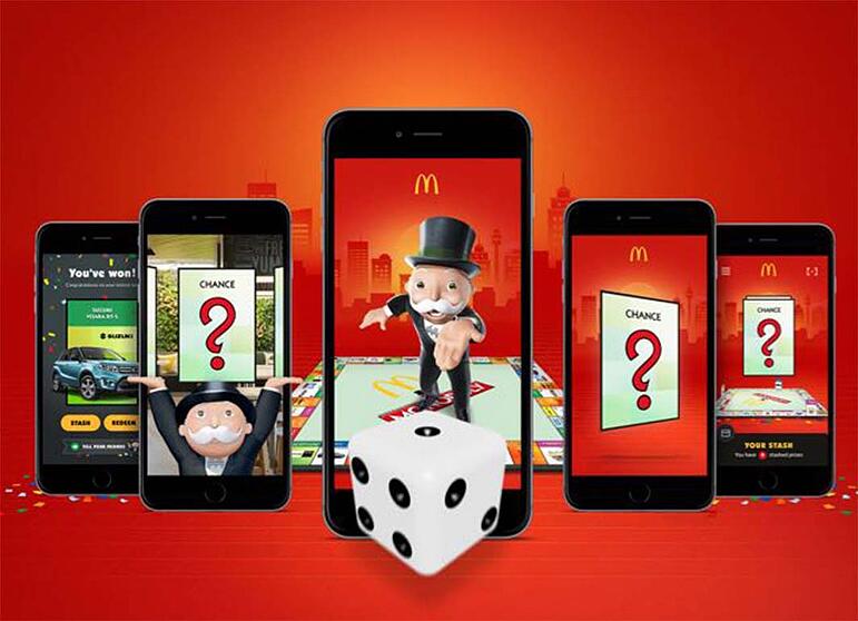 eCommerce-grywalizacja w monopolu McDonald's