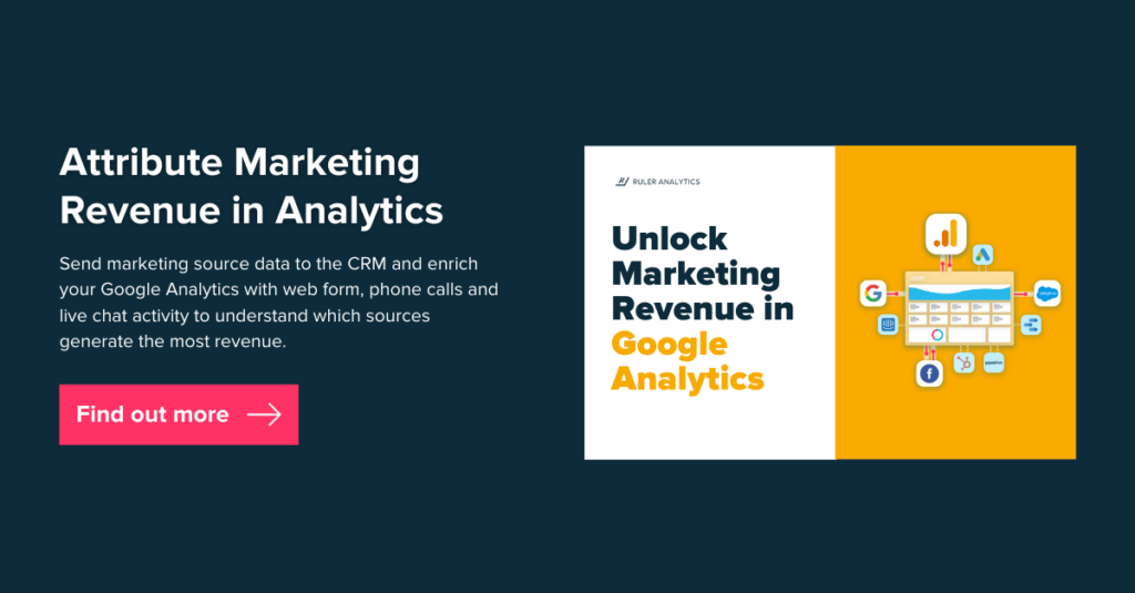attribuire le entrate di marketing in Google Analytics