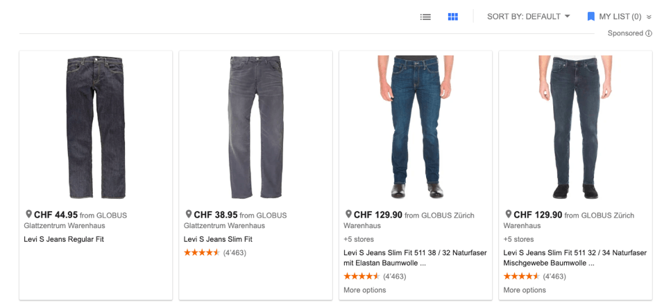 Canonicals 牛仔褲