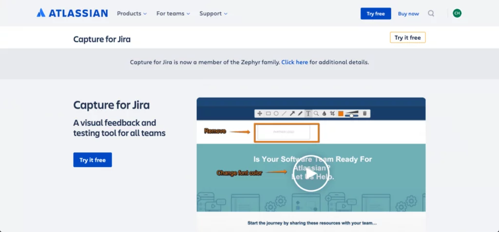 JIRAスクリーンショットのキャプチャ