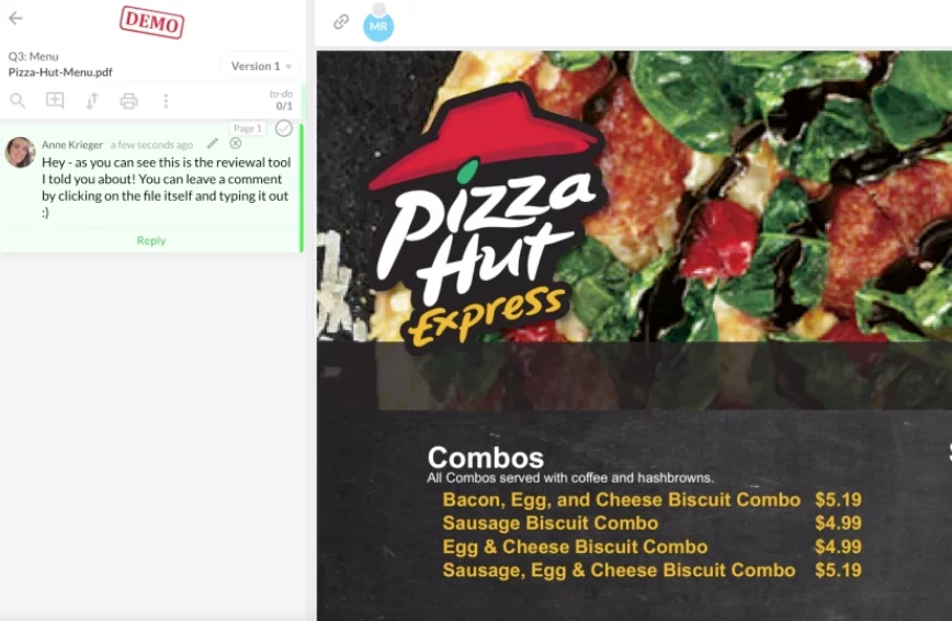 ファイルにコメントを残す
