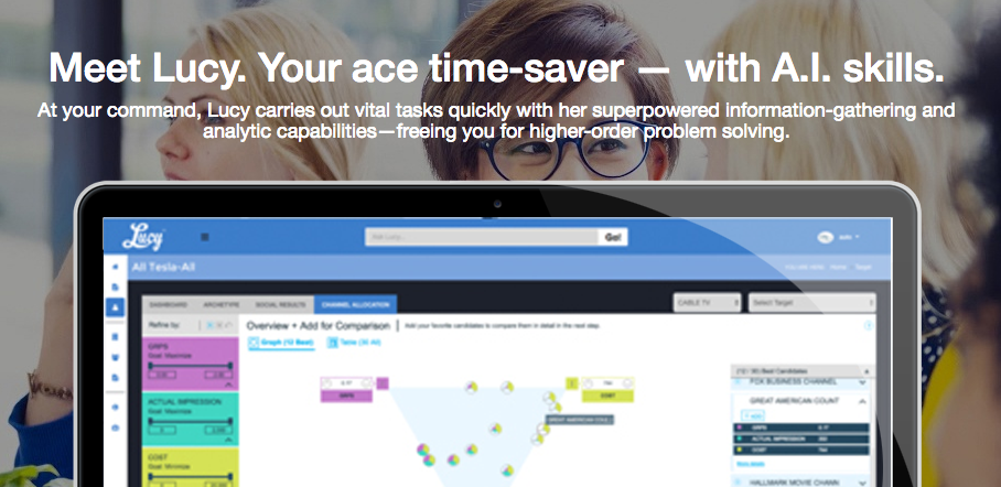 Lucy capture d'écran du site