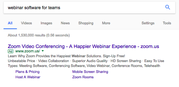 谷歌搜索团队的网络研讨会软件