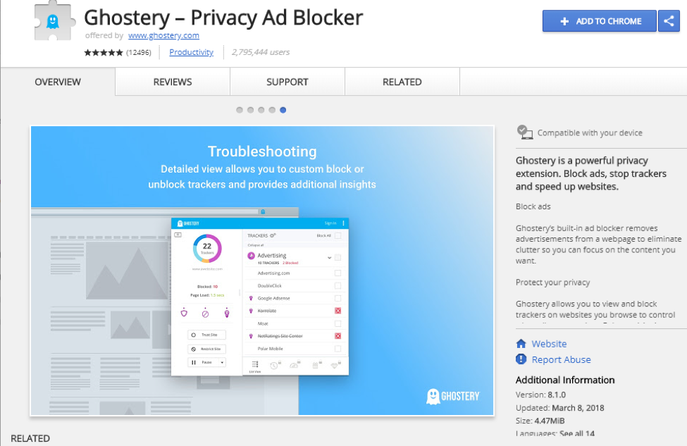 captură de ecran pentru pluginul Chrome