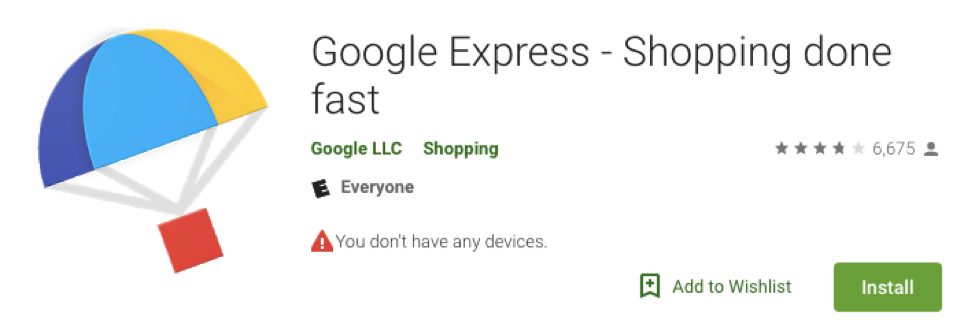 googleexpressスクリーンショット