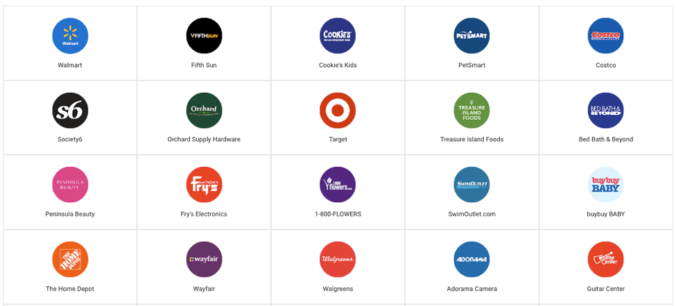 エクスプレス小売業者のスクリーンショット