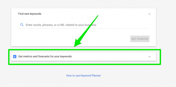 So erhalten Sie Prognosen vom Keyword-Planer in AdWords