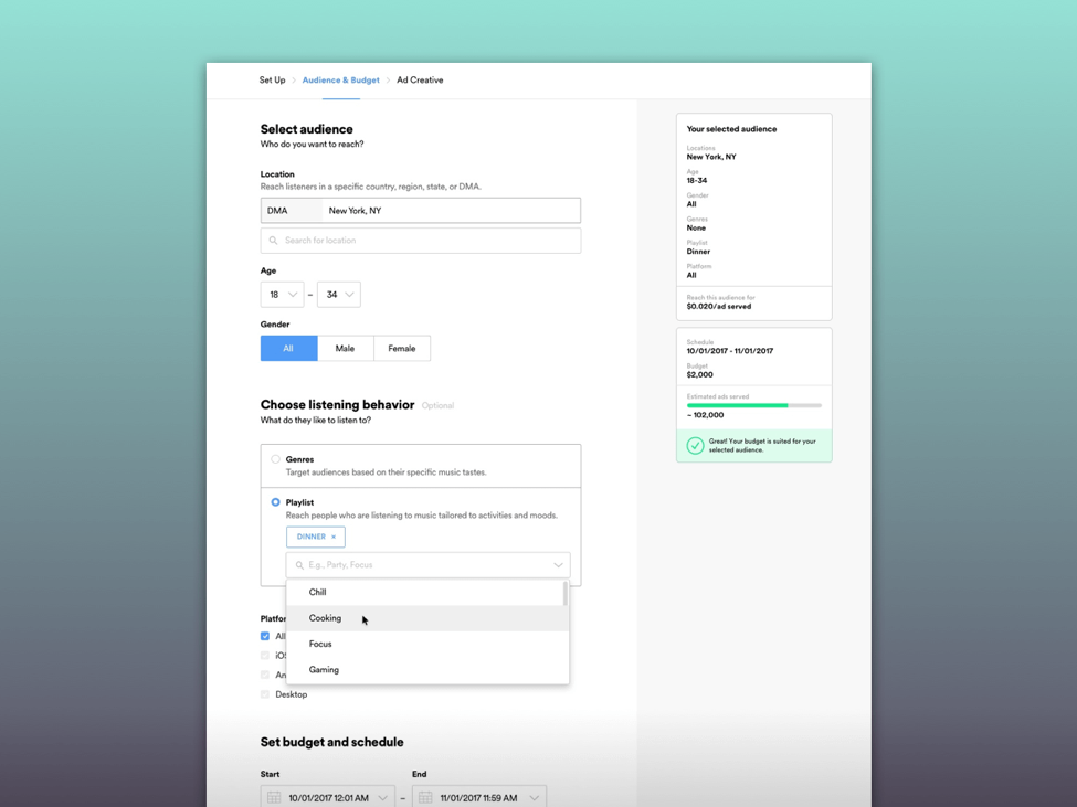 spotify crea un annuncio istruzioni 3