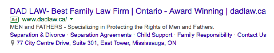 serp reklam ekran görüntüsü