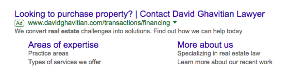 serp reklam ekran görüntüsü