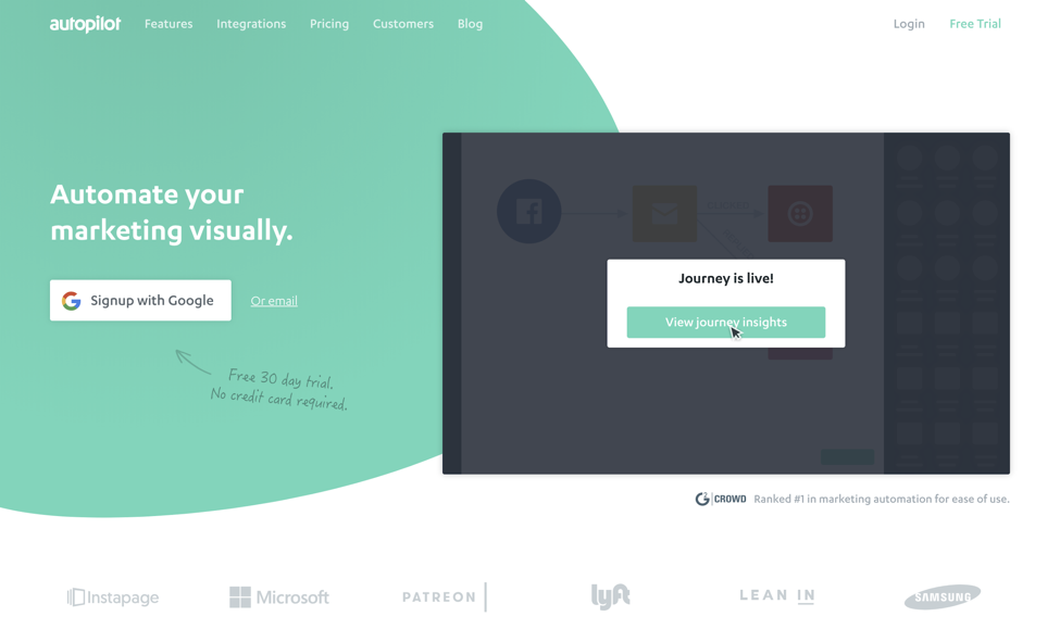 Esempio di pilota automatico CTA