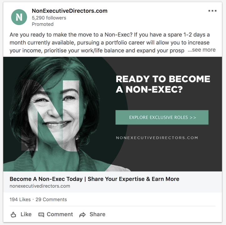 Esempio CTA direttori non esecutivi punto com