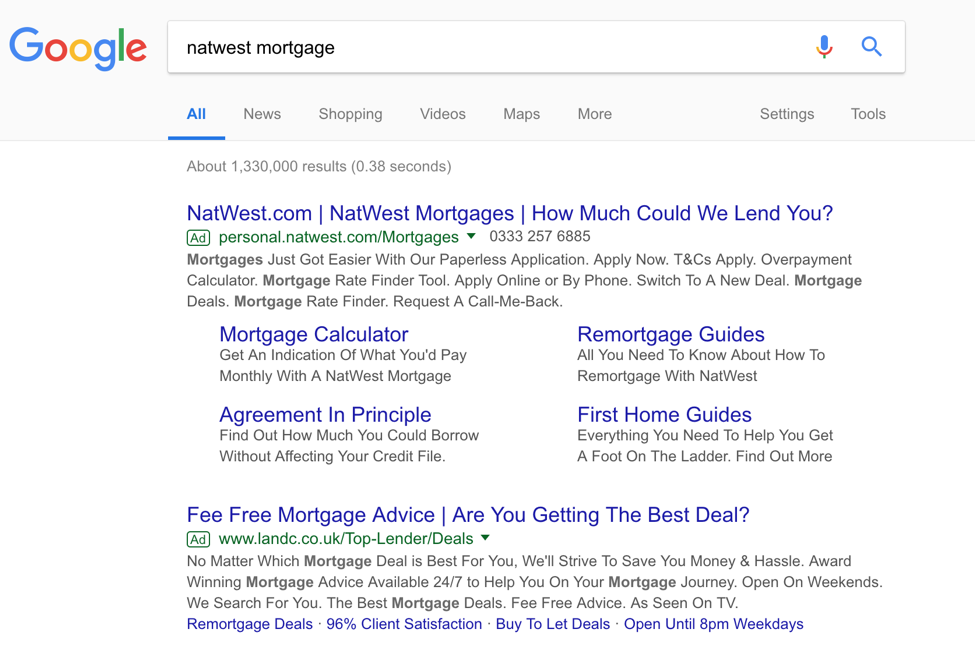 Serp hypothécaire Natwest