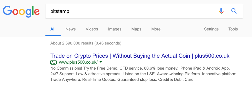 serp bitstamp