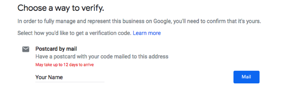 GMB in meiner Nähe sucht Schritt 6