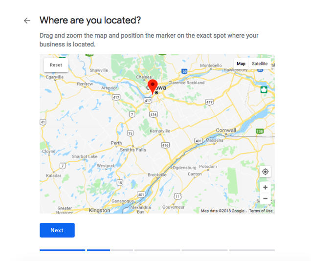 GMB in meiner Nähe sucht Schritt 2