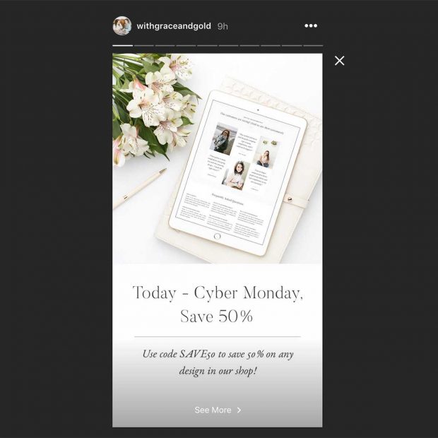 Ponieważ Historie znikają w ciągu 24 godzin, jest w nich poczucie pilności. To zwiększa zaangażowanie.