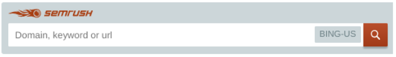 ferramenta semrush bing