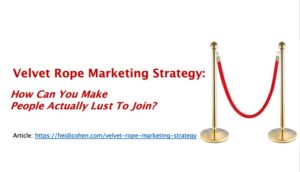 Strategia marketingowa Velvet Rope