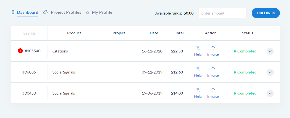 تجربة عملاء SEOButler