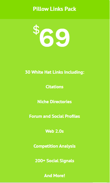 خدمات الوسادة من خلال SirLinksALot