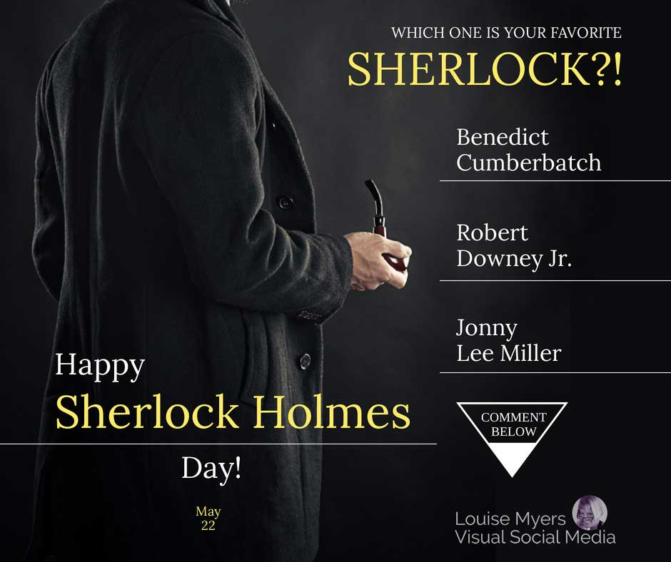 siapa kuis sherlock favorit Anda untuk Hari Sherlock Holmes.