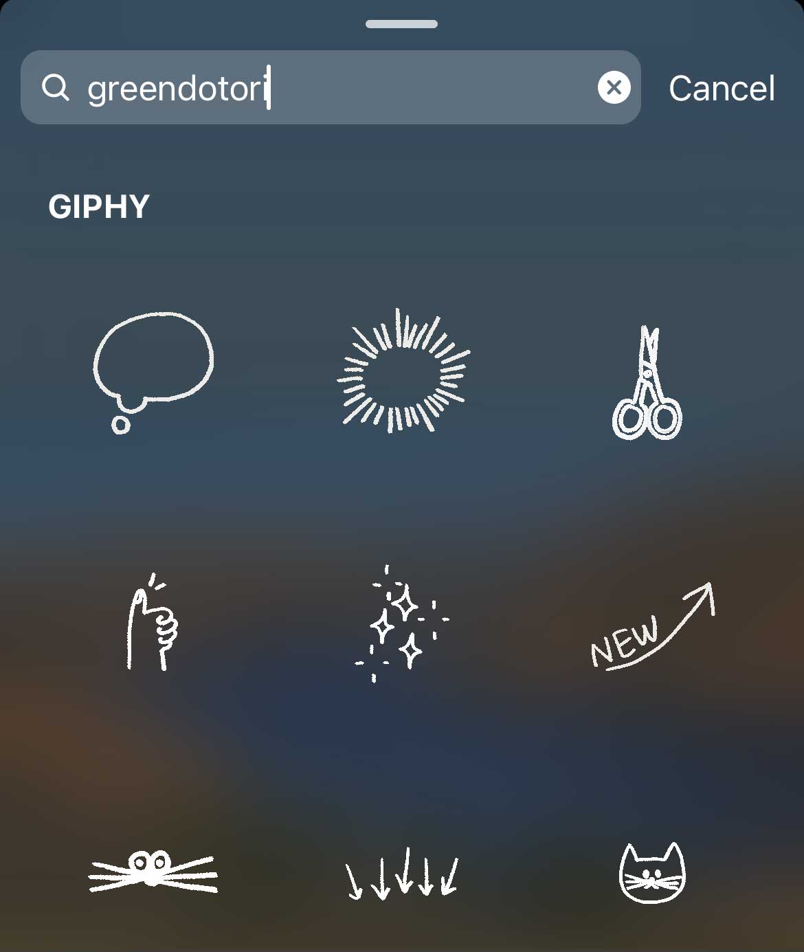 Einfache Strichzeichnungsaufkleber.