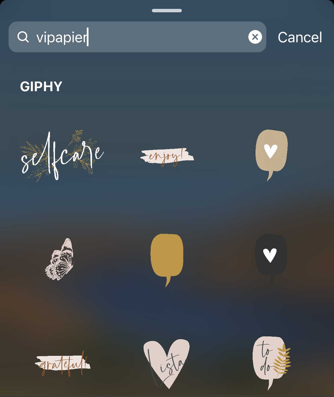 flippige Boho-Aufkleber.