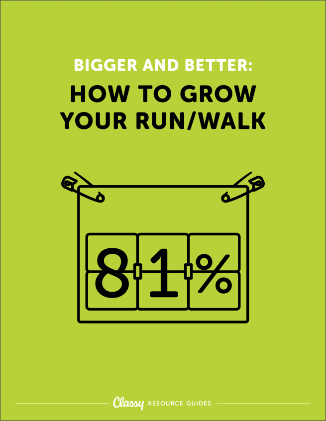 หน้าปกของคู่มือ วิธีขยายการวิ่ง/เดินของคุณ