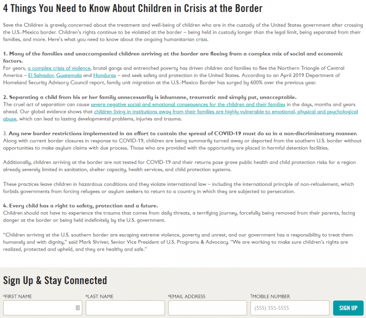 Un ejemplo de cómo convertir tráfico orgánico insertando su organización sin fines de lucro en un artículo informativo.