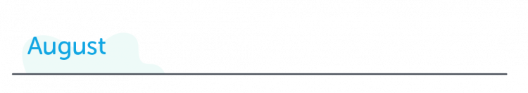 8月のグラフィック