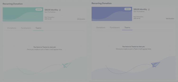 antes e depois da foto elegante do produto cores acessíveis contraste