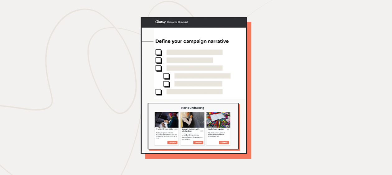 3か月のギビングチューズデーチェックリスト