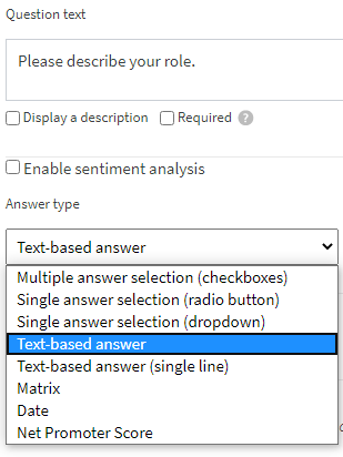 Qualaroo Enabling Sentiment Analysis Schritt drei