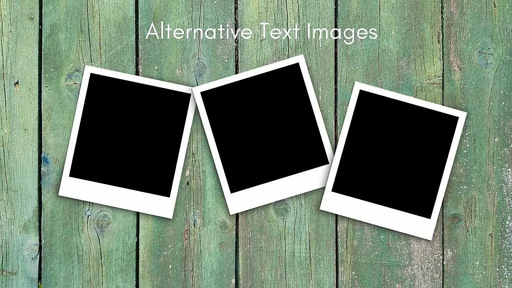 images de texte alternatives