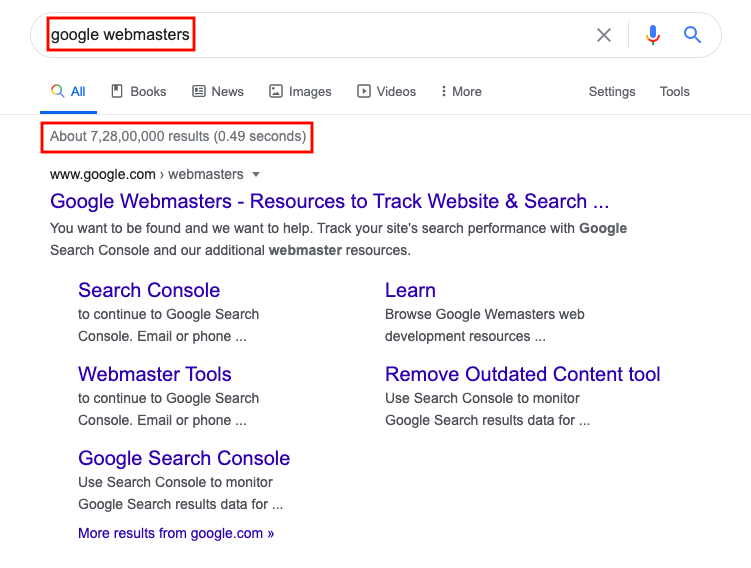 검색어 제외 기능 없이