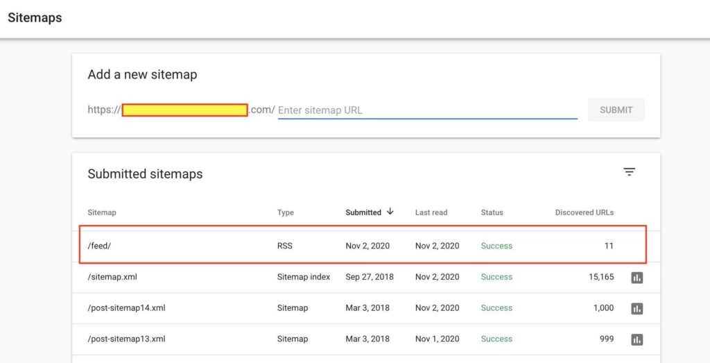rssサイトマップ