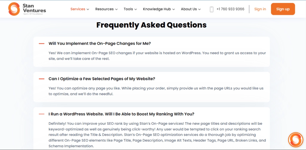 secțiunile de întrebări frecvente