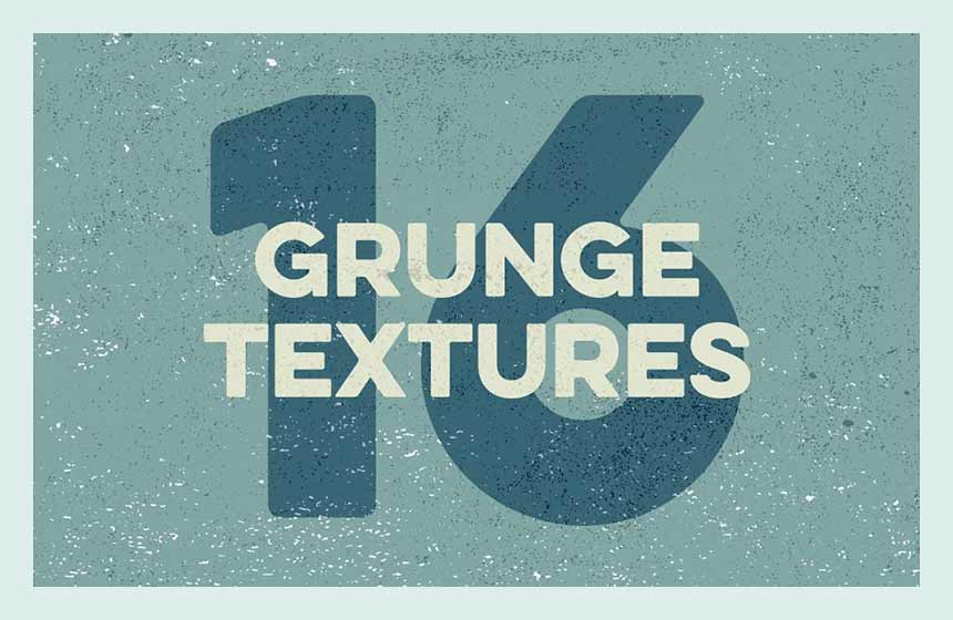 16 textures grunges