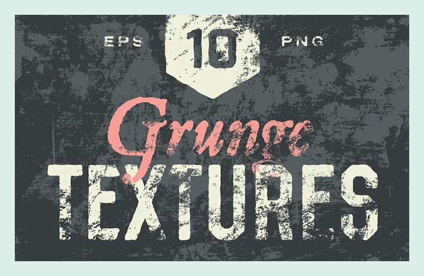 10 textures grunges