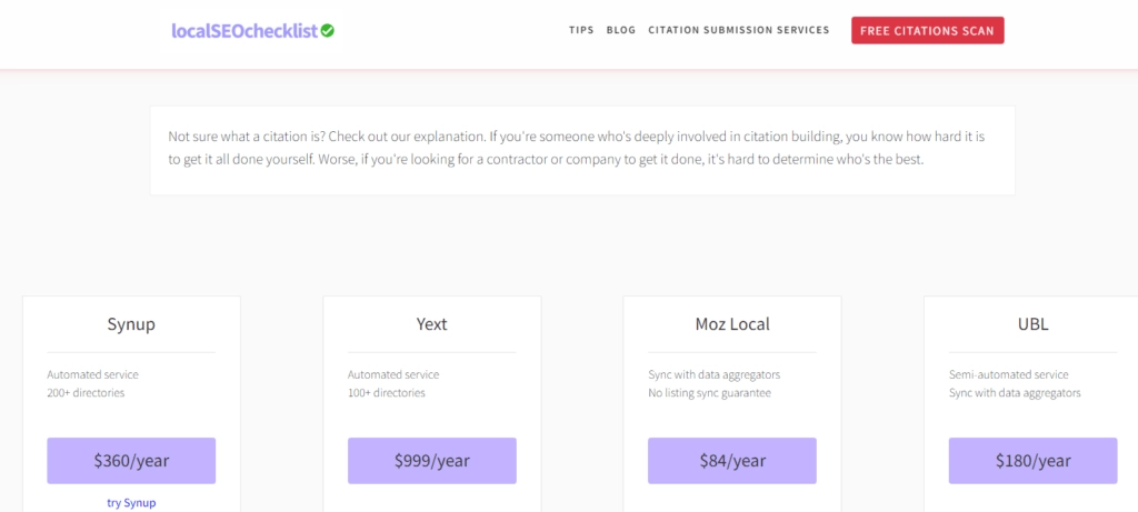 instrument localseochecklist