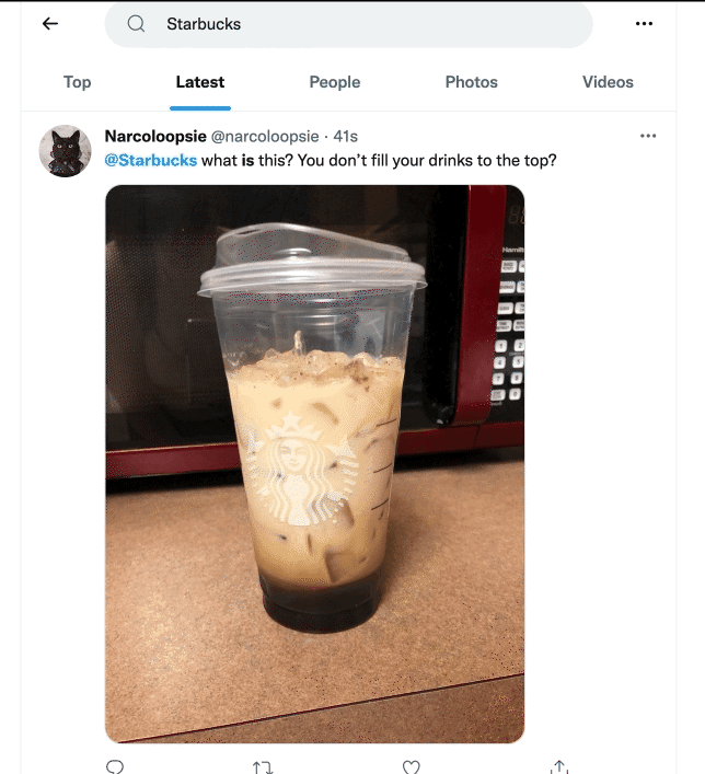 Mentions de marque sur Twitter