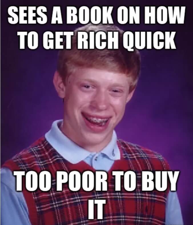 trop pauvre pour acheter un livre meme