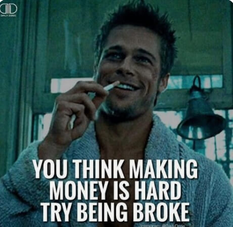 essayez d'être fauché