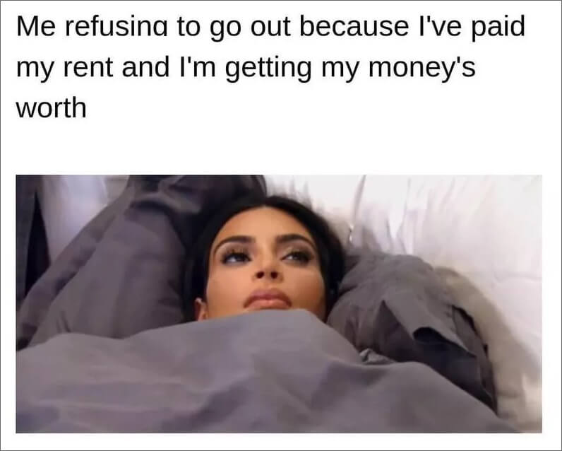 en avoir pour mon argent sur le loyer meme