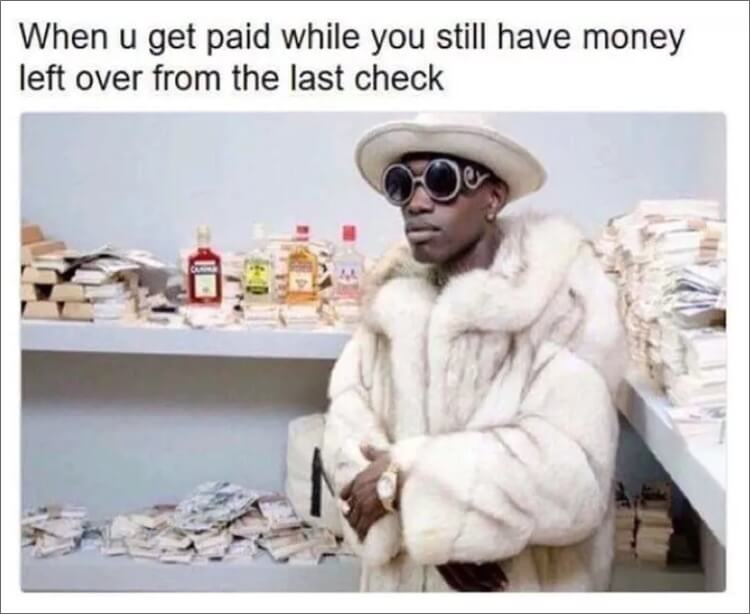 quand il te reste de l'argent