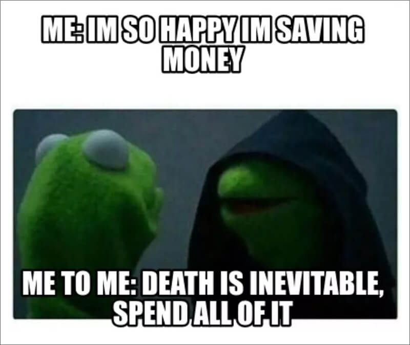 la lutte pour économiser de l'argent