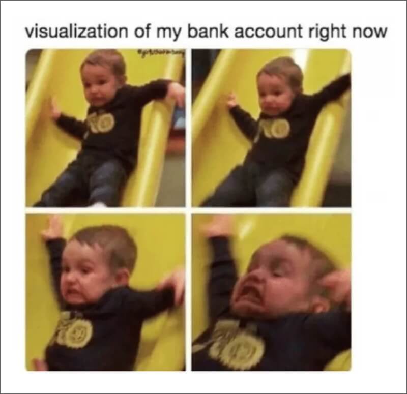 diapositive de visualisation de compte bancaire