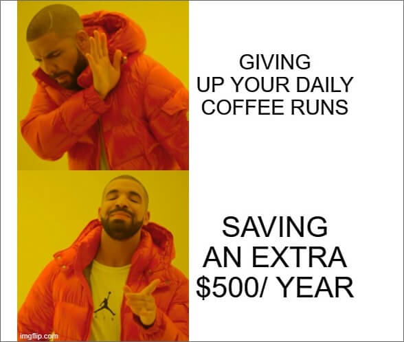 économiser de l'argent sur le café