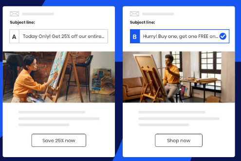 A:B 테스트 - 지속적인 접촉